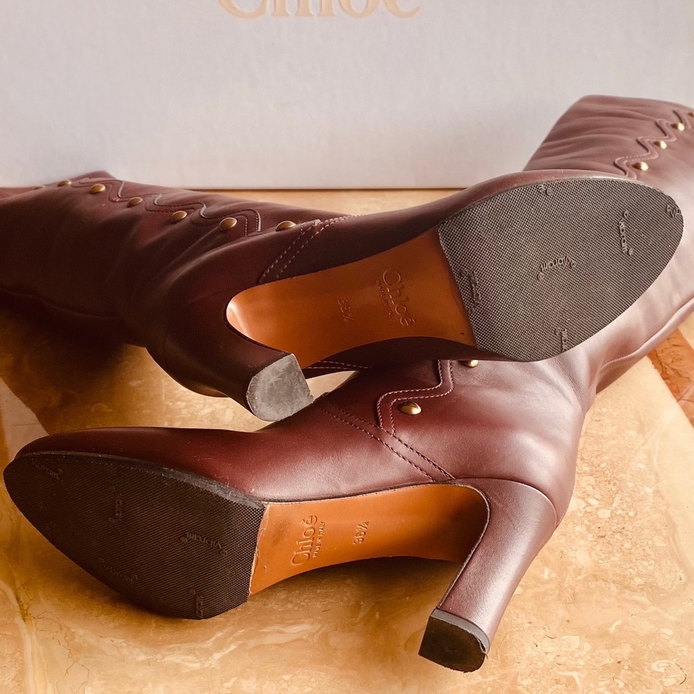 CHLOE - Quaylee over-the-knee boots - Picture 5 of 12
